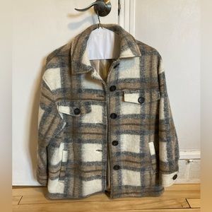 Zara plaid overshirt